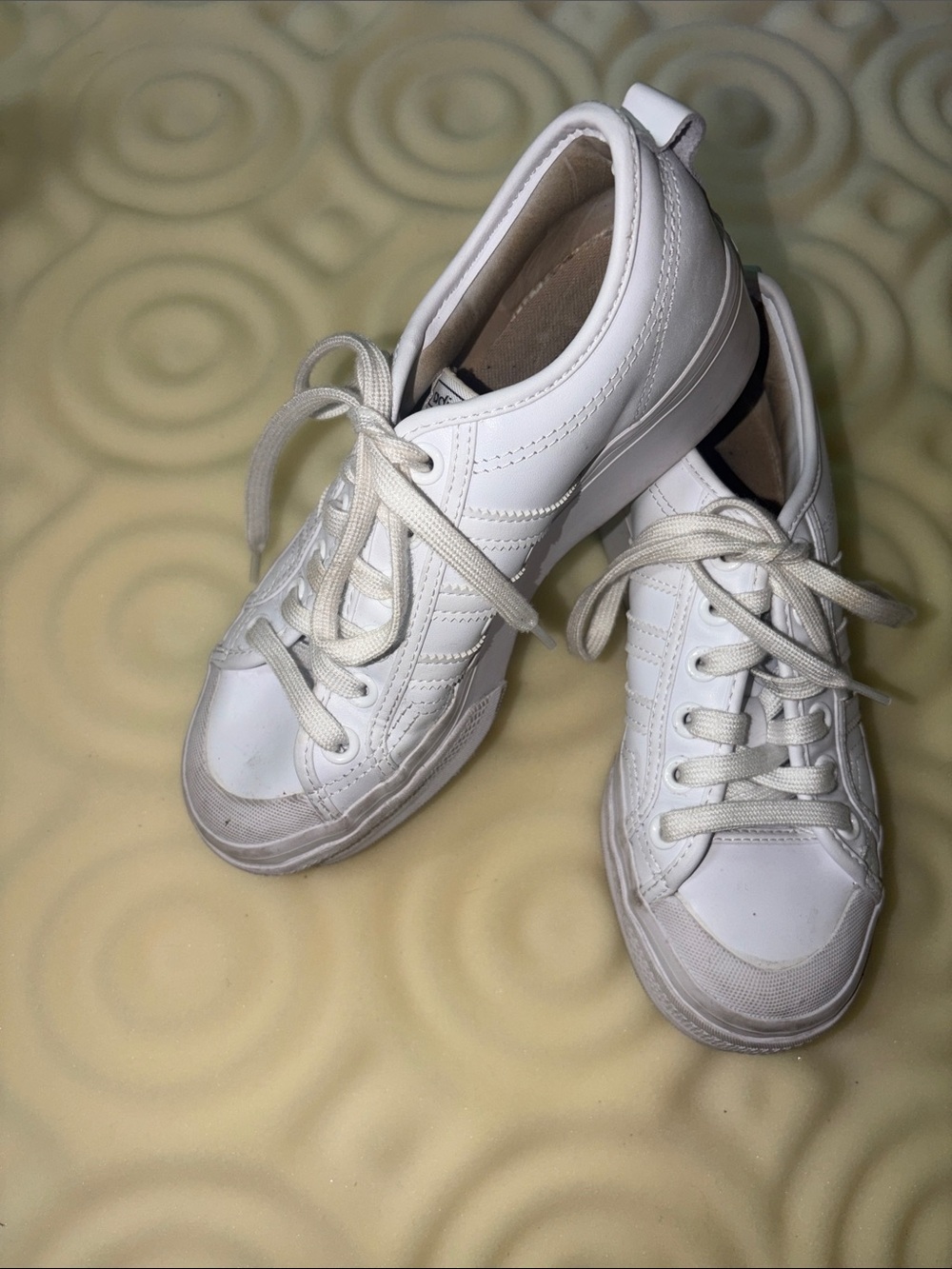 adidas Nizza platform sneakers.